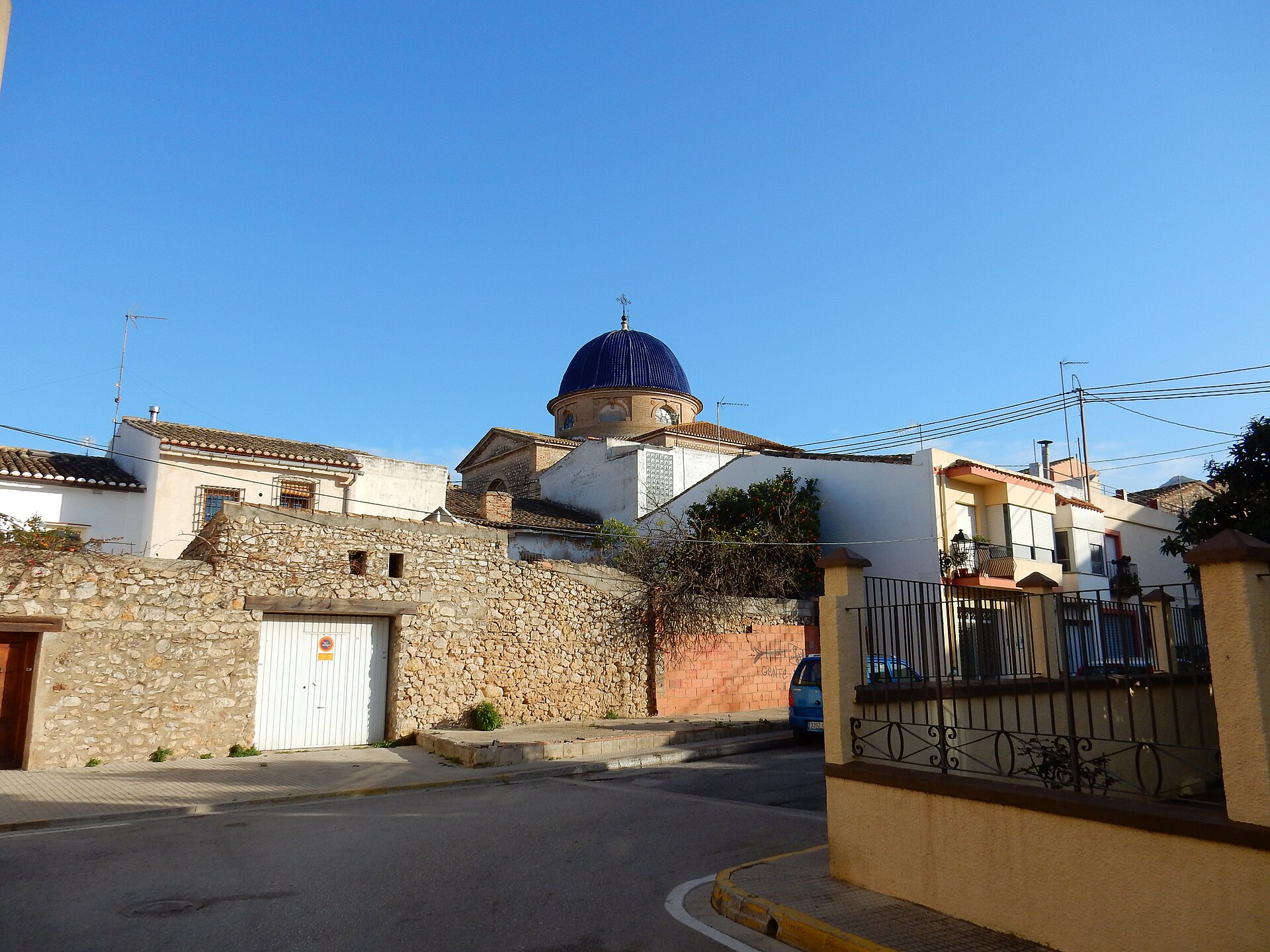 Cúpula de la iglesia de Jalón