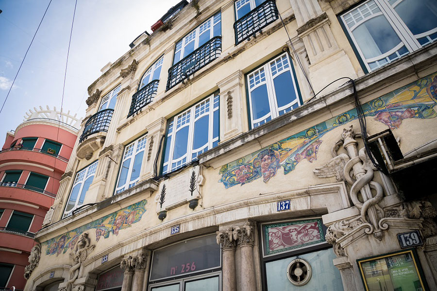 Architecture in Campo de Ourique (Lisbon)