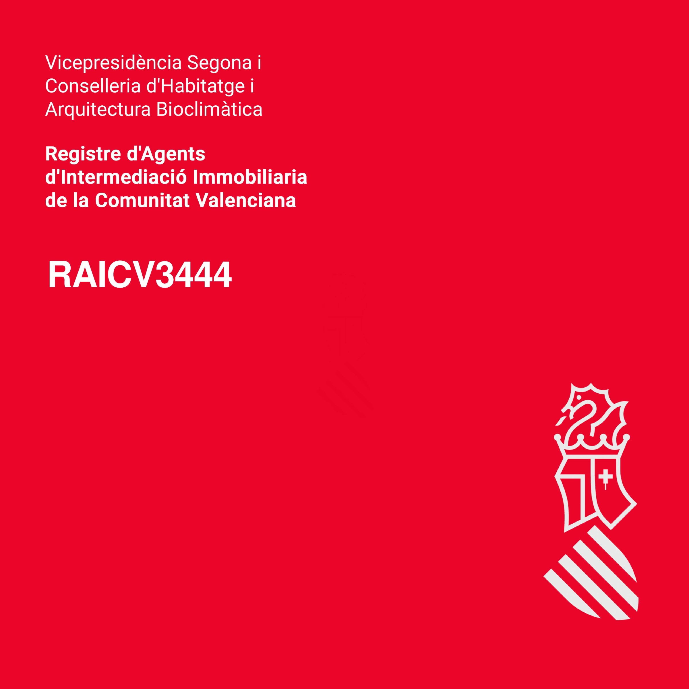 Licence RAICV de Ekon van Akker, agent immobilier certifié sur la Costa Blanca Nord