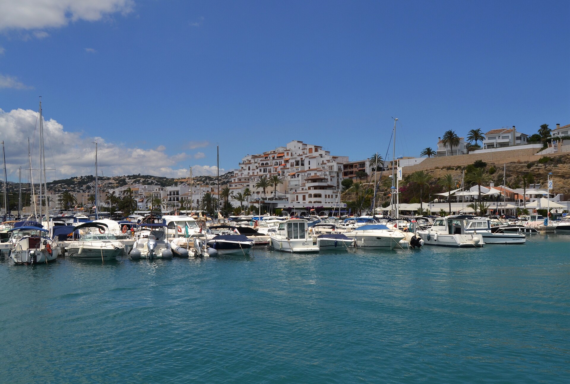 El puerto deportivo de Moraira