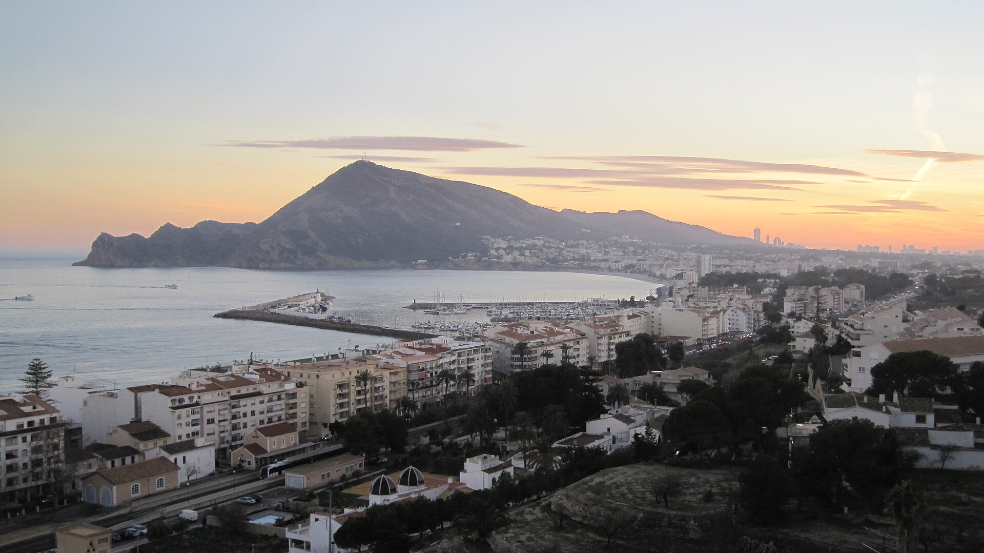 Vista sobre El Albir y la bahía de Altea