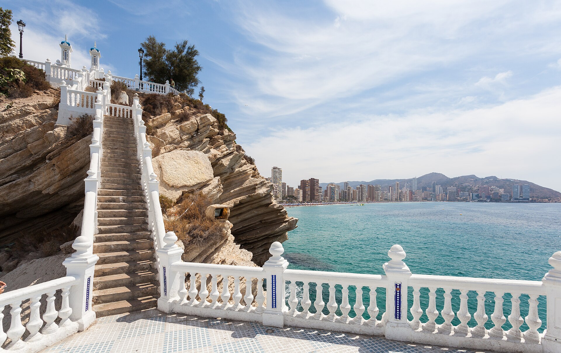 Mirador del Balcón del Mediterráneo en Benidorm