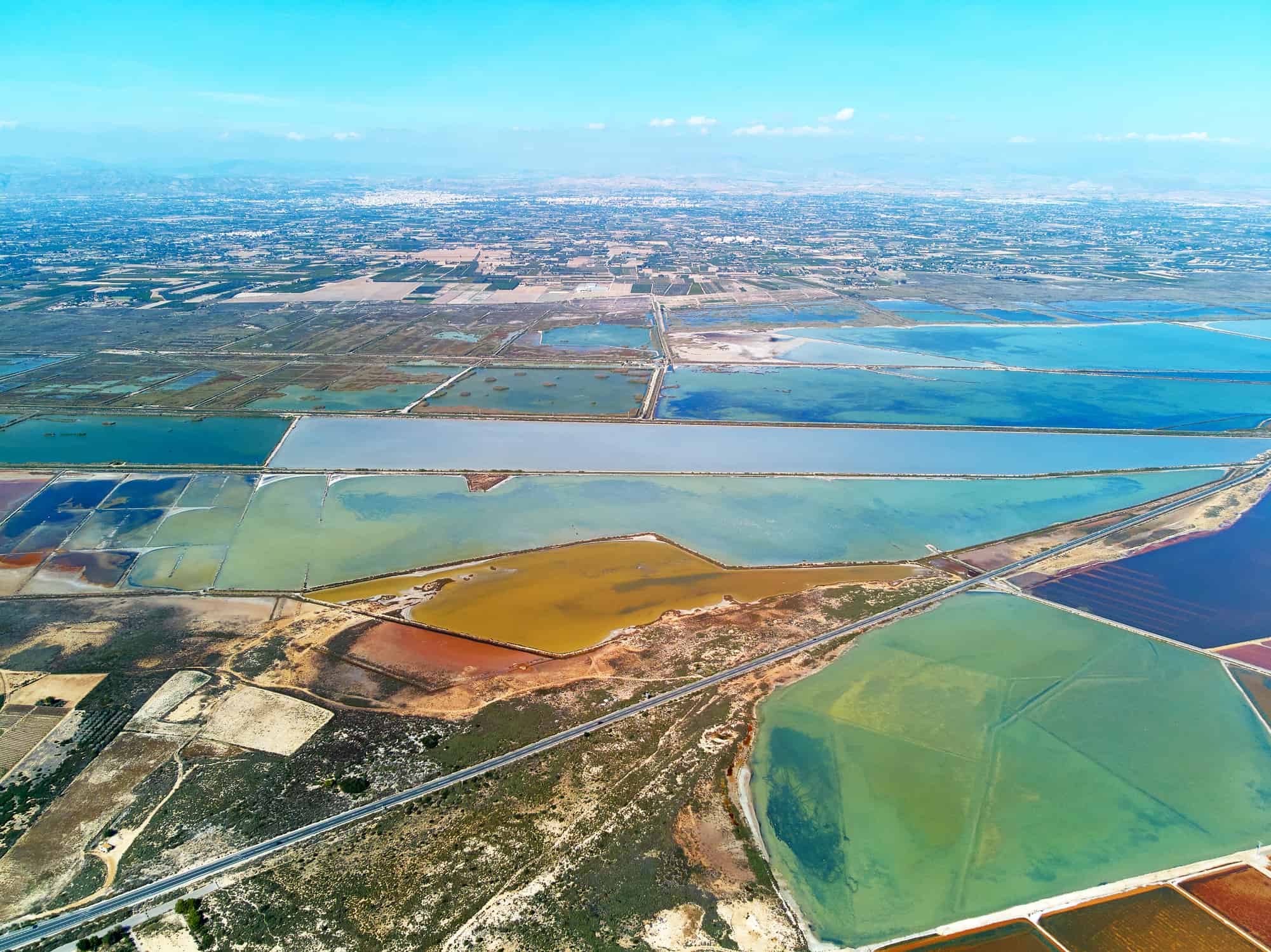 Santa Pola salt lakes