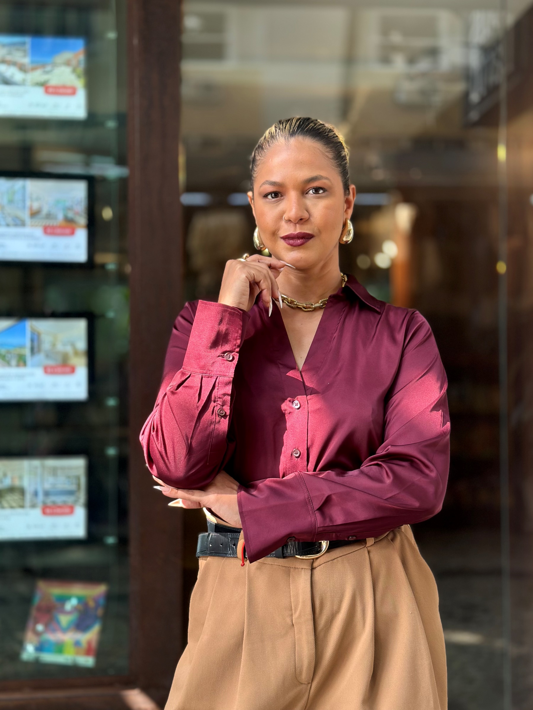 Photo d'Evelin Souza, Directrice Financière de l'équipe WhereInRio