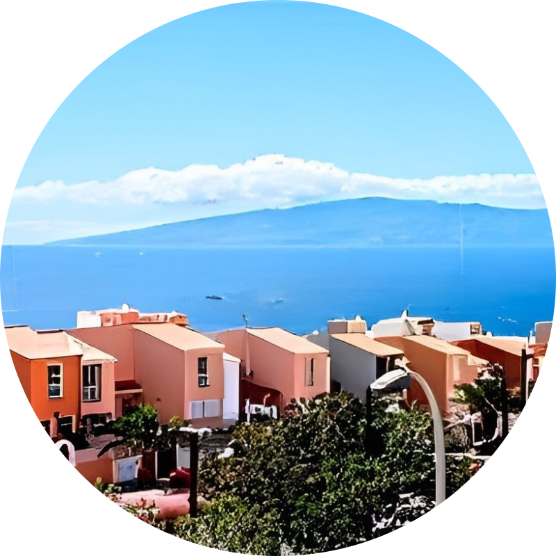 Photo of town of Piedra Hincada Tenerife
