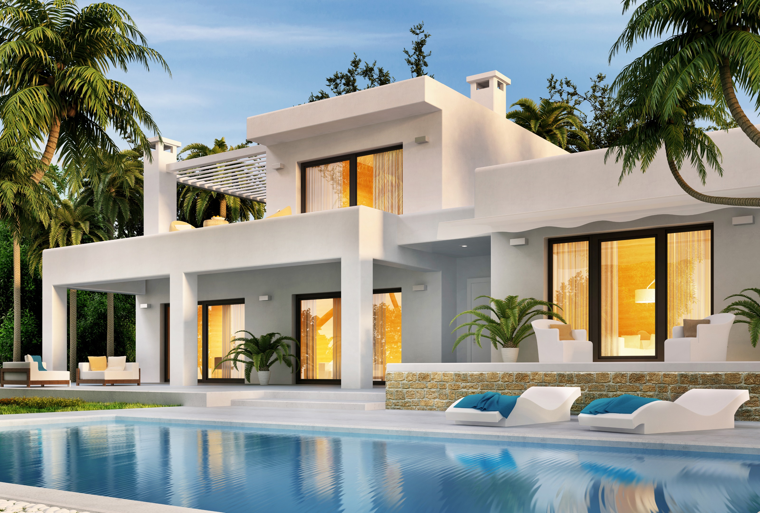Casa de luxo com jardim, piscina e zona de lazer