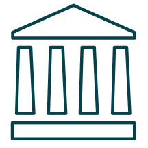 Roman temple icon