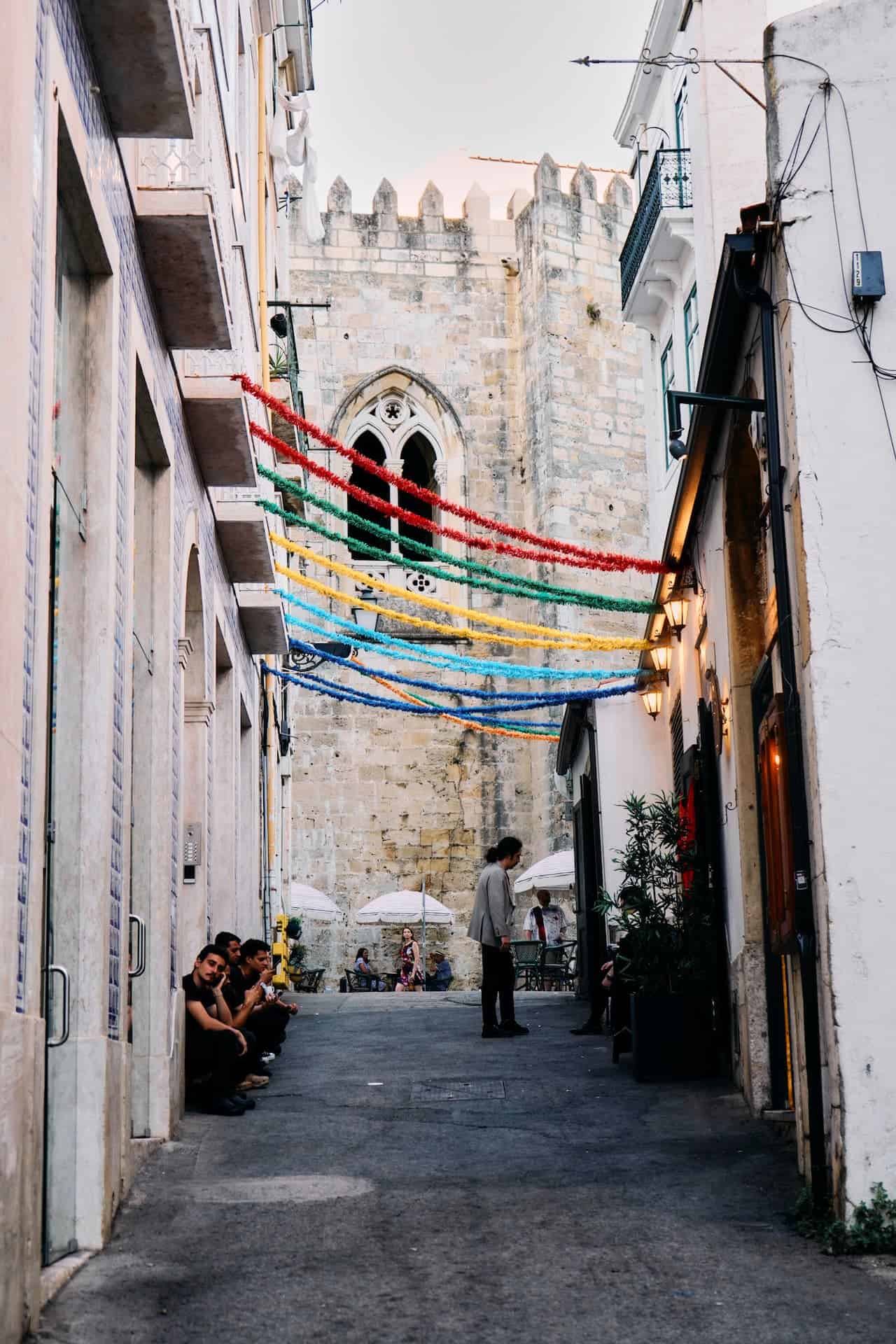 A typical old Lisbon street