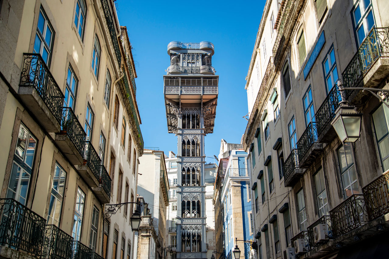 O que visitar e fazer na Baixa-Chiado (Lisboa) - Elevador de Santa Justa