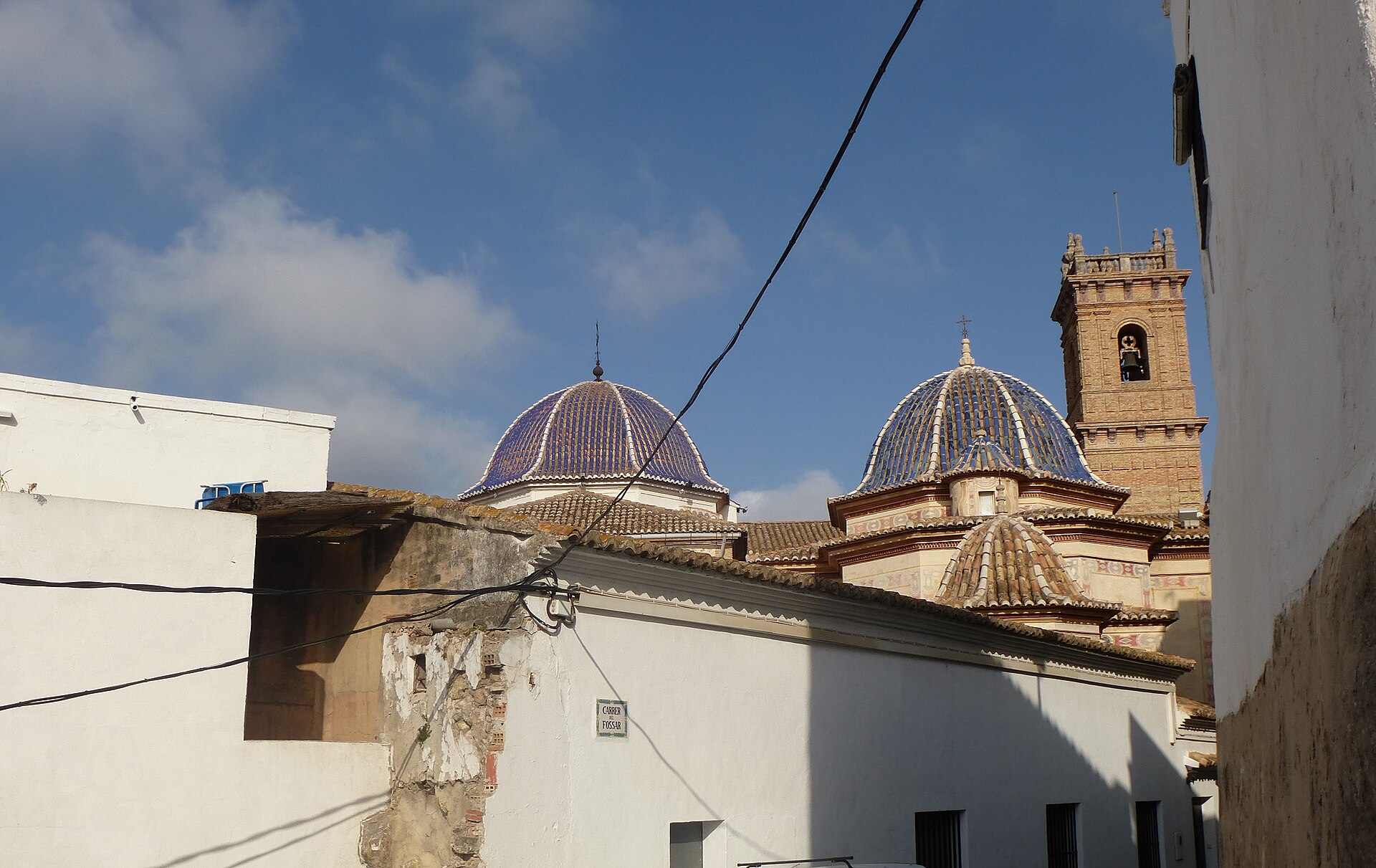 Cúpulas de las iglesias del casco antiguo de Oliva