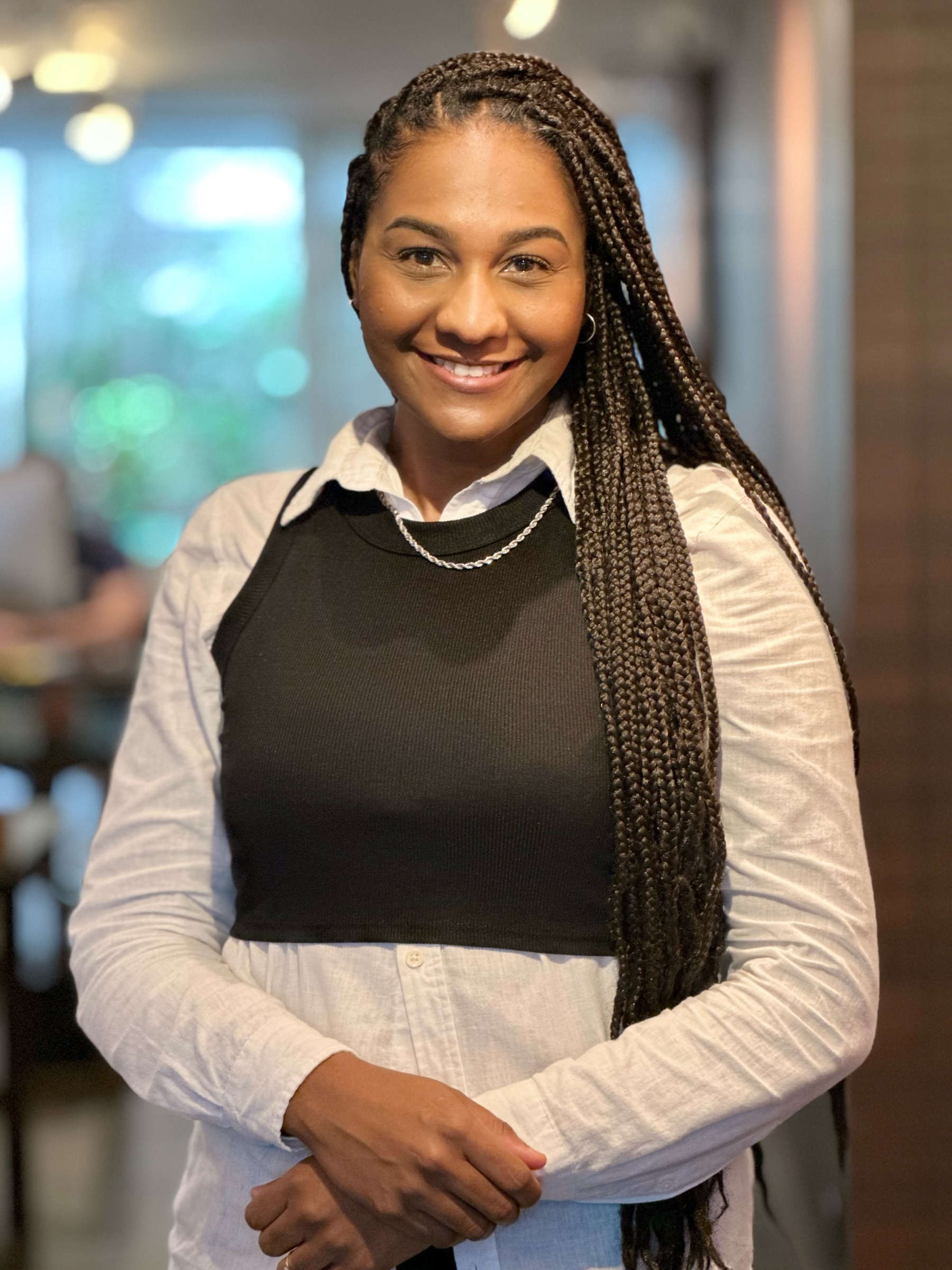 Photo d'Elisa Pontes, Assistante Financière de l'équipe WhereInRio