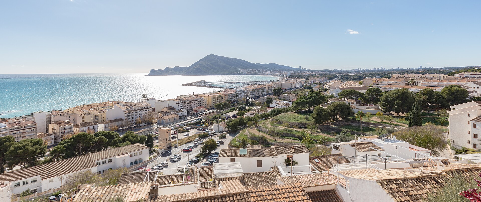 Vista sobre Altea y su bahía