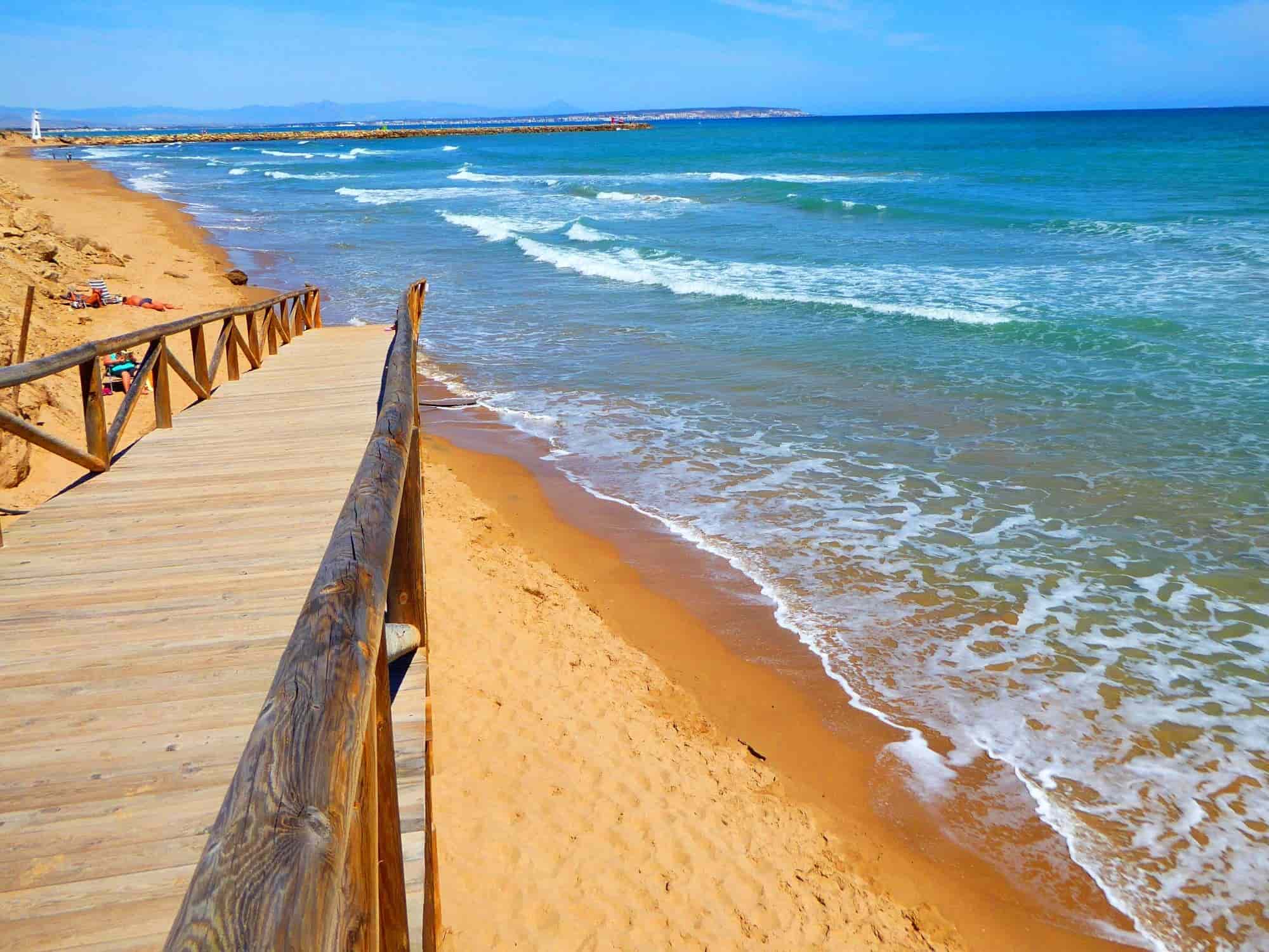 Strand in Guardamar del Segura