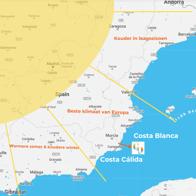 Huis kopen aan de juiste Costa in Spanje