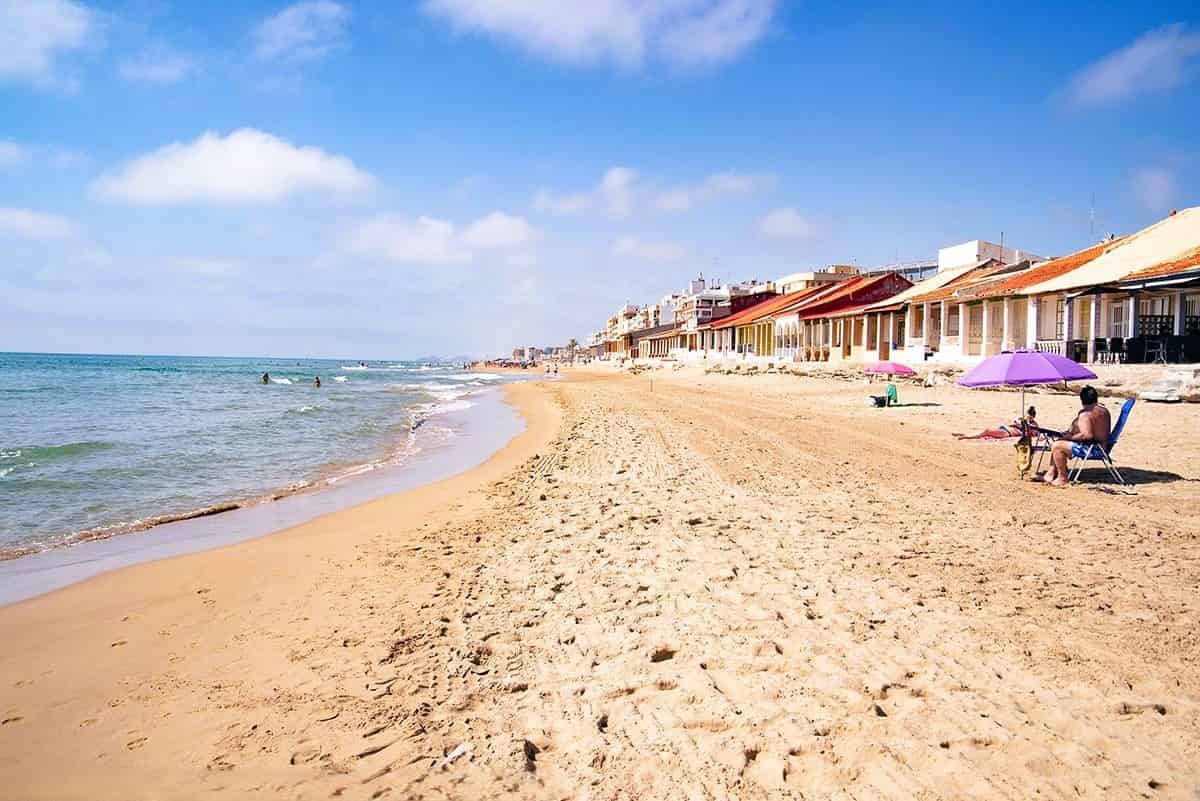 Strand Guardamar (Costa Blanca Zuid)