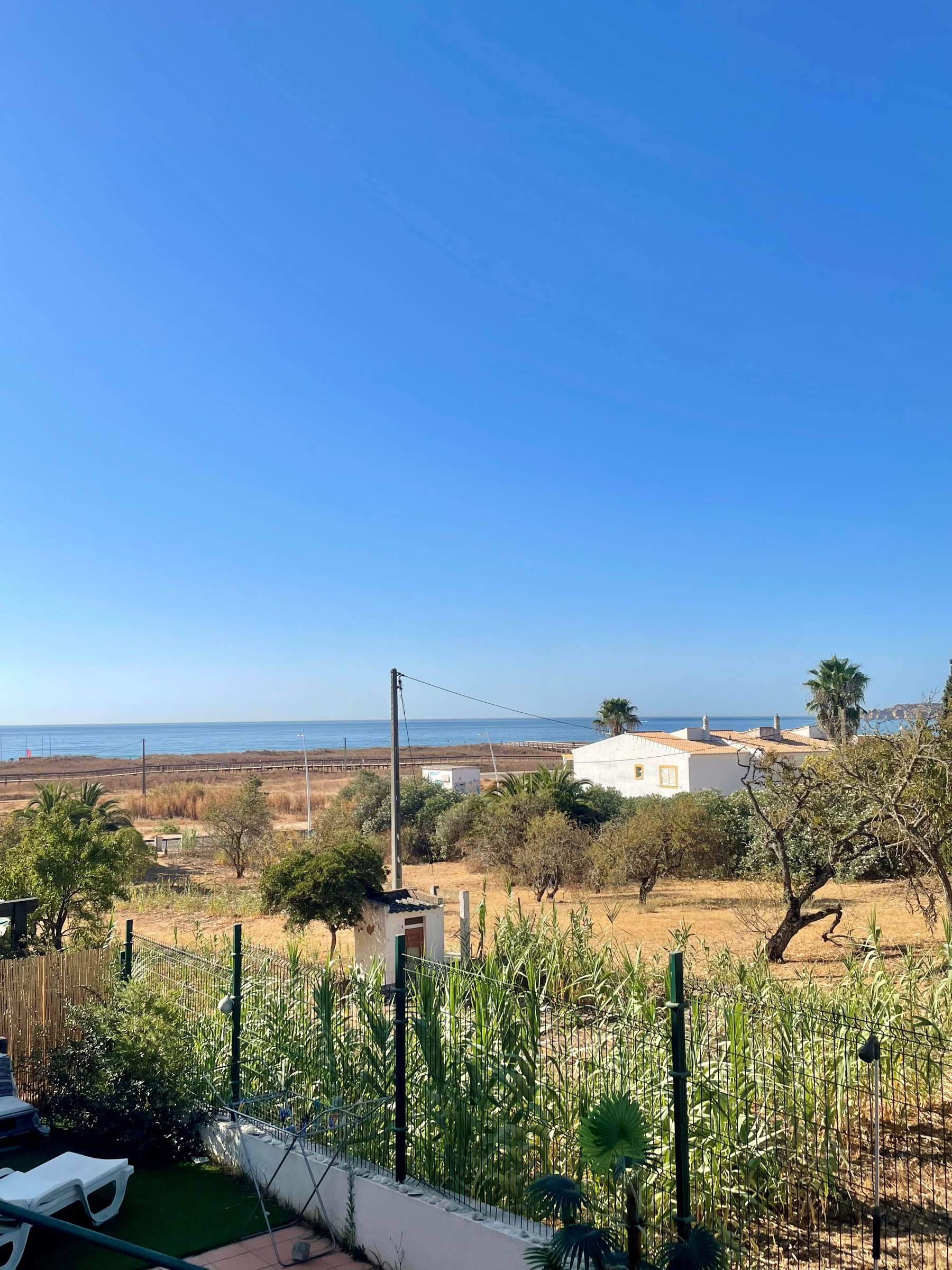 Vista para o mar a partir da Casa Meia Praia em Lagos