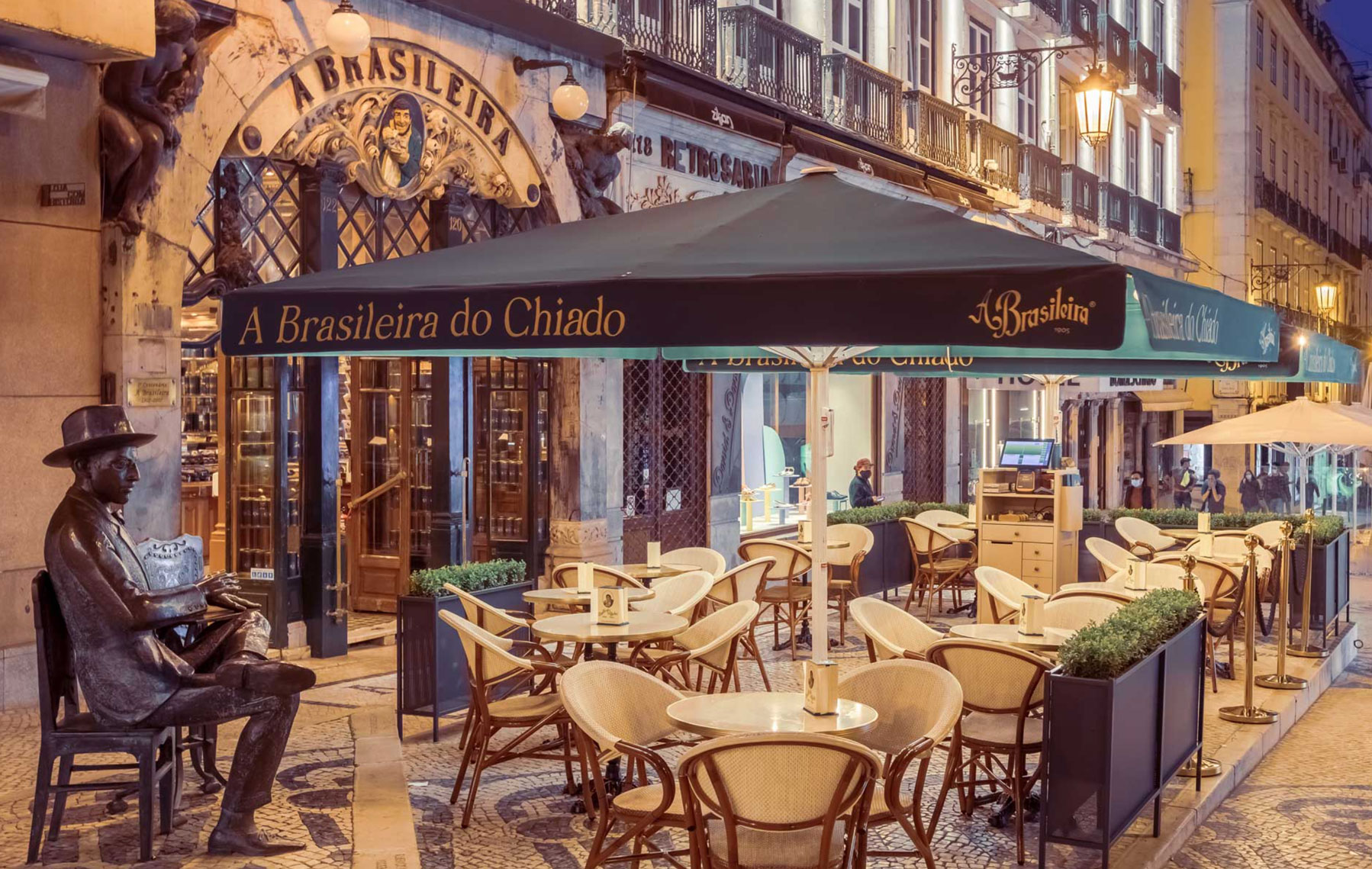 Restaurantes, cafés e bares na Baixa-Chiado (Lisboa – Portugal): onde comer e beber na Baixa-Chiado - Brasileira do Chiado