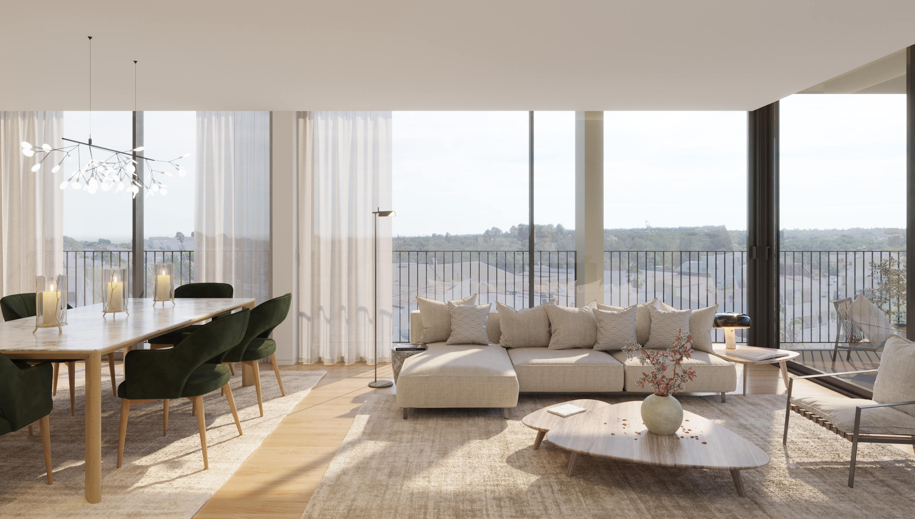 Atlante Almancil Algarve New Apartments Living Room