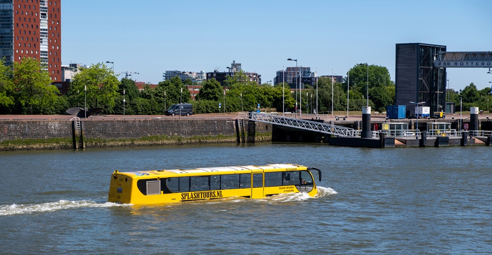 O rio e a vida quotidiana em Rotterdam