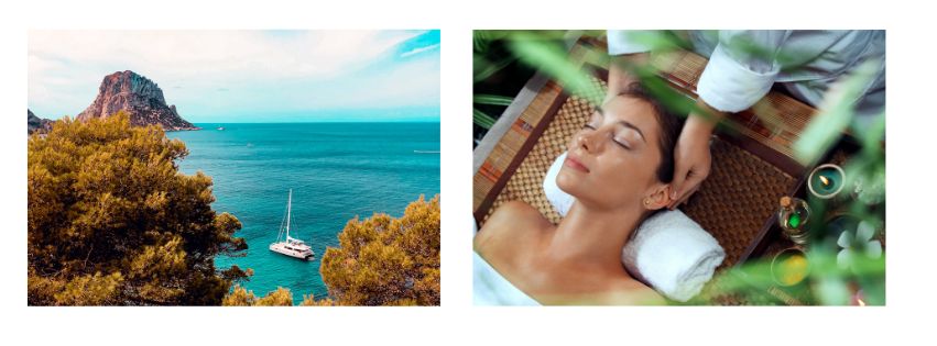 Enjoy a seamless Ibiza experience with our luxury services, including personalized concierge assistance, beauty and wellness treatments, bespoke weddings and events, premium private transfers, and gourmet catering by private chefs. 