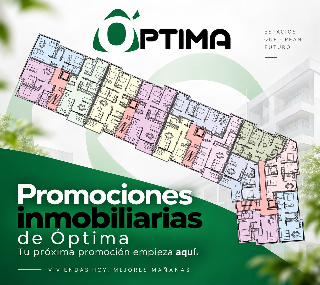 Promocións inmobiliarias de ÓPTIMA con vivendas de obra nova, proxectos residenciais e oportunidades de investimento inmobiliario.