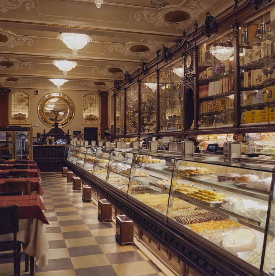 Restaurants, cafés et bars à Avenidas Novas (Lisbonne - Portugal) : où manger et boire à Avenidas Novas (Lisboa) - Pastelaria Versailles