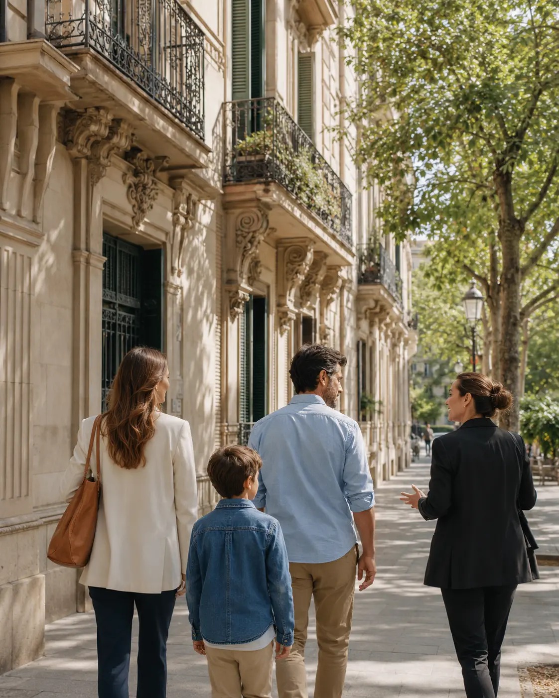 Orientation tour y relocation familiar en Barcelona.