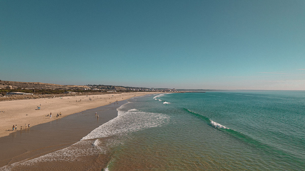 O que visitar e fazer na Aroeira (Setúbal - Portugal) - Praia da Fonte da Telha