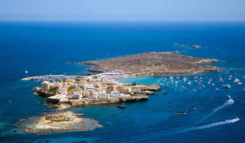 Tabarca eiland nabij Santa Pola