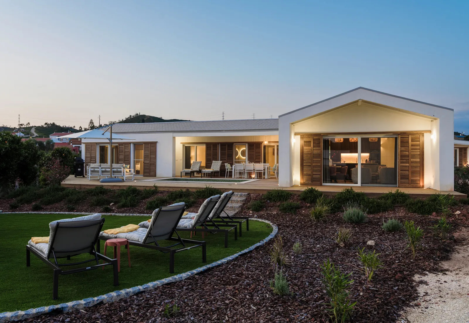 Casa Sul em Silves ao entardecer