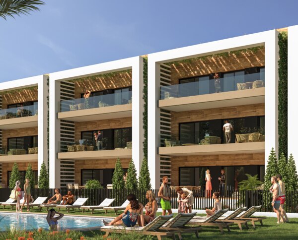 Appartementencomplex aan de Costa Cálida in Spanje