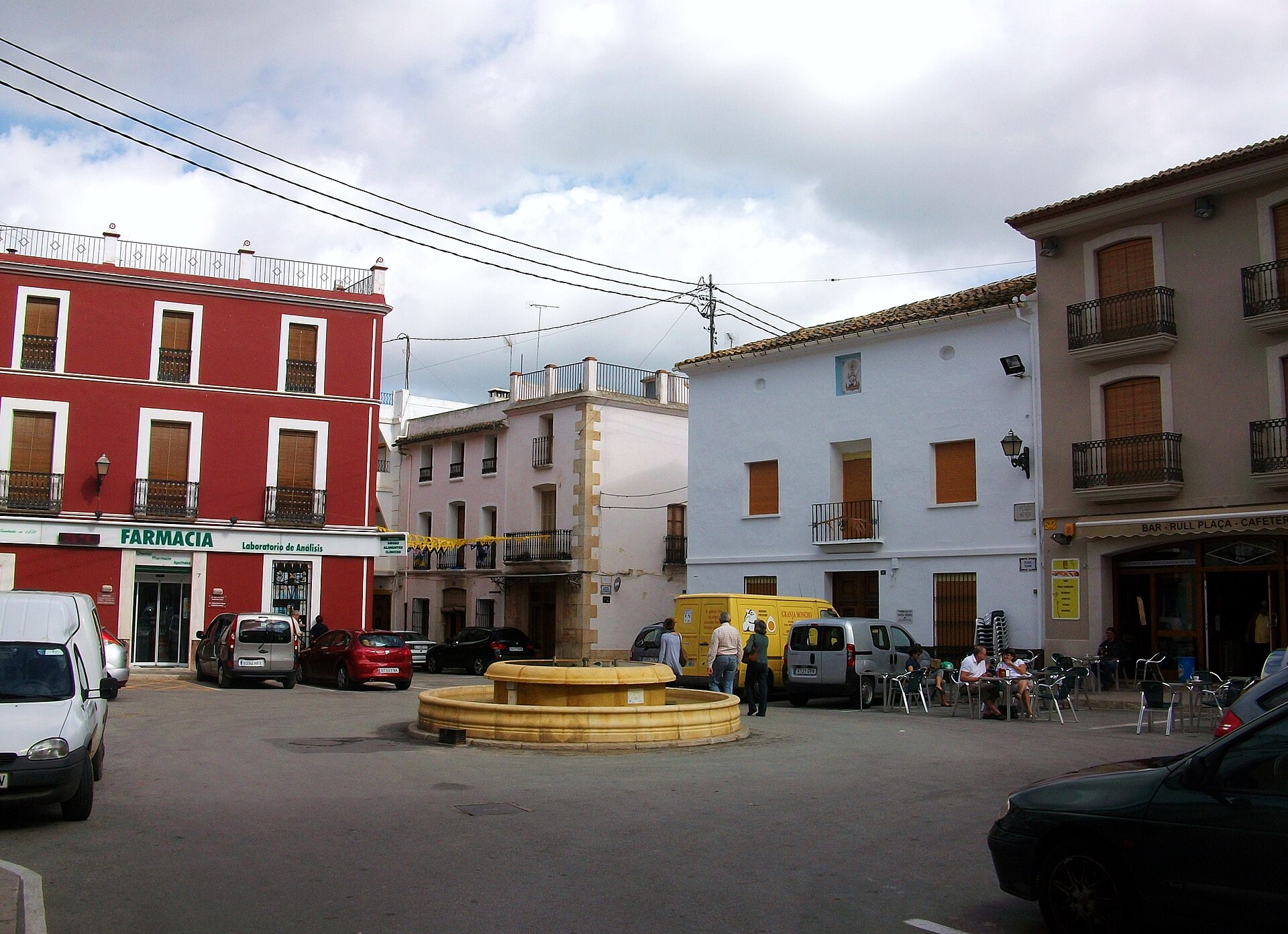 La plaza Mayor de Jalón
