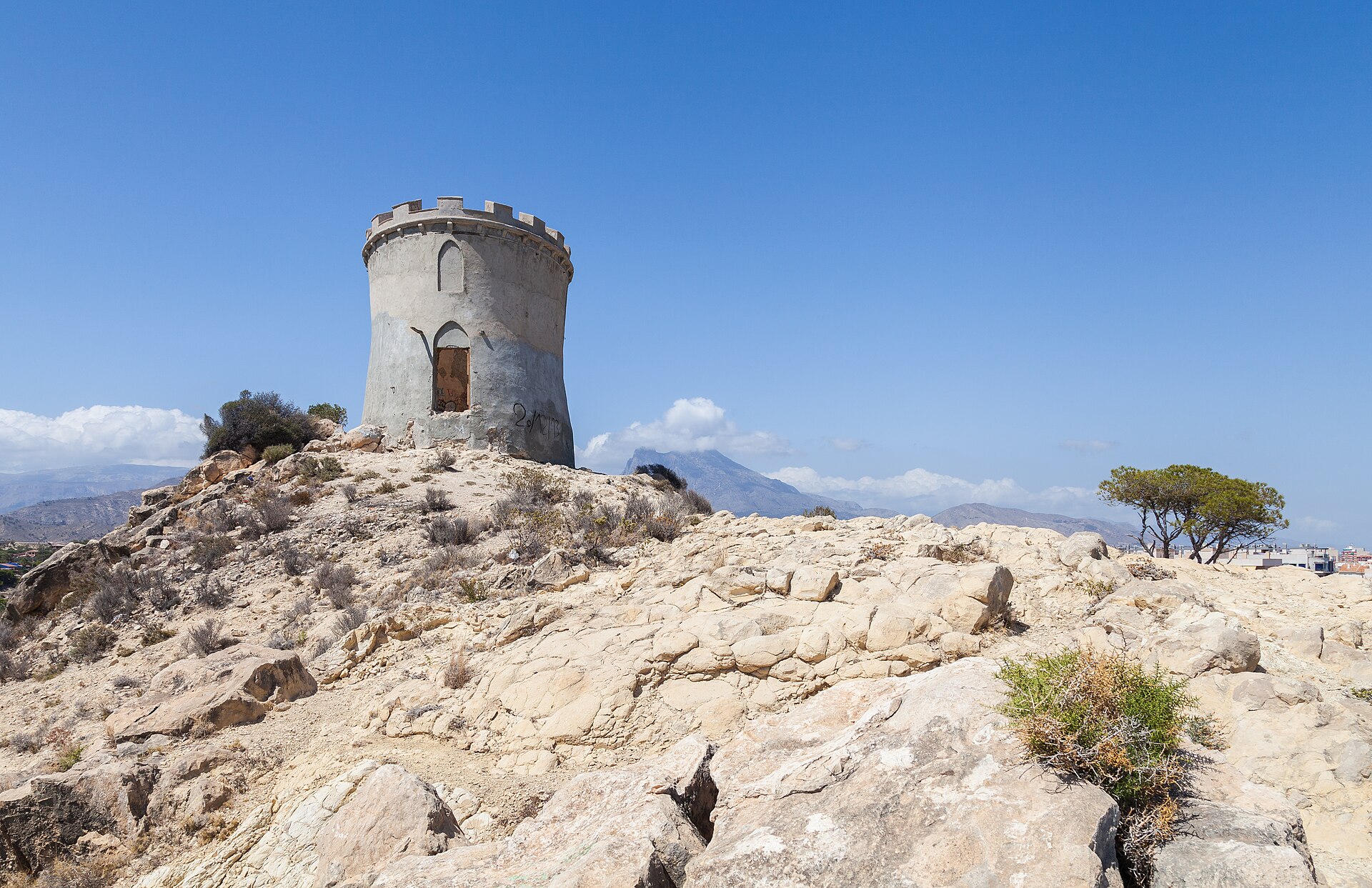El torreón de la Malladeta en Villajoyosa
